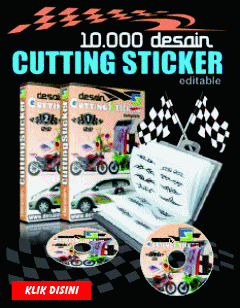  Jual 10.000 Desain Cutting Sticker